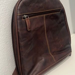 Jack George Leather Convertible Handbag